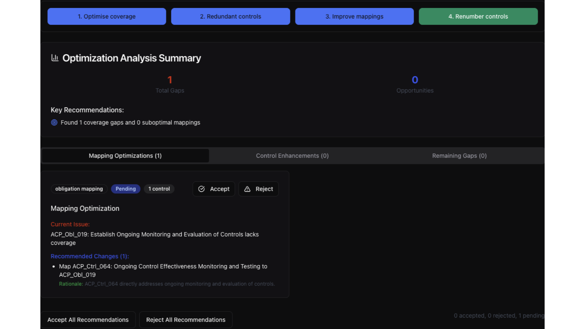 Coverage Optimization